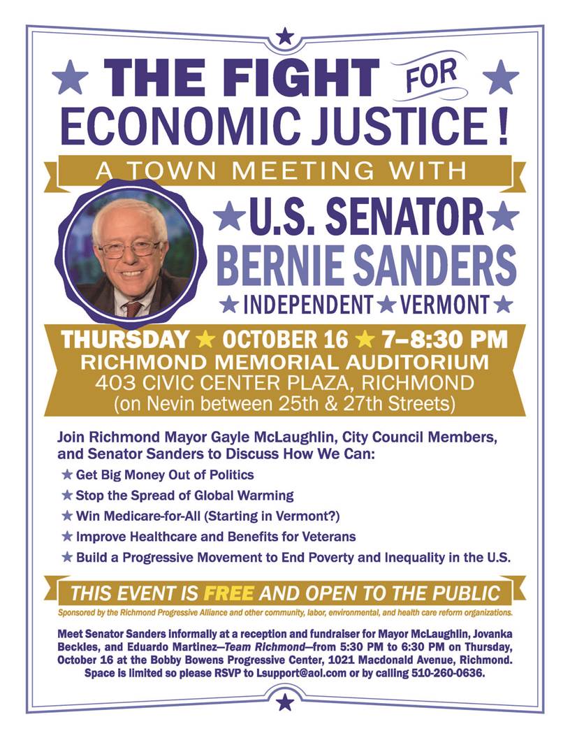 Senator Bernie Sanders